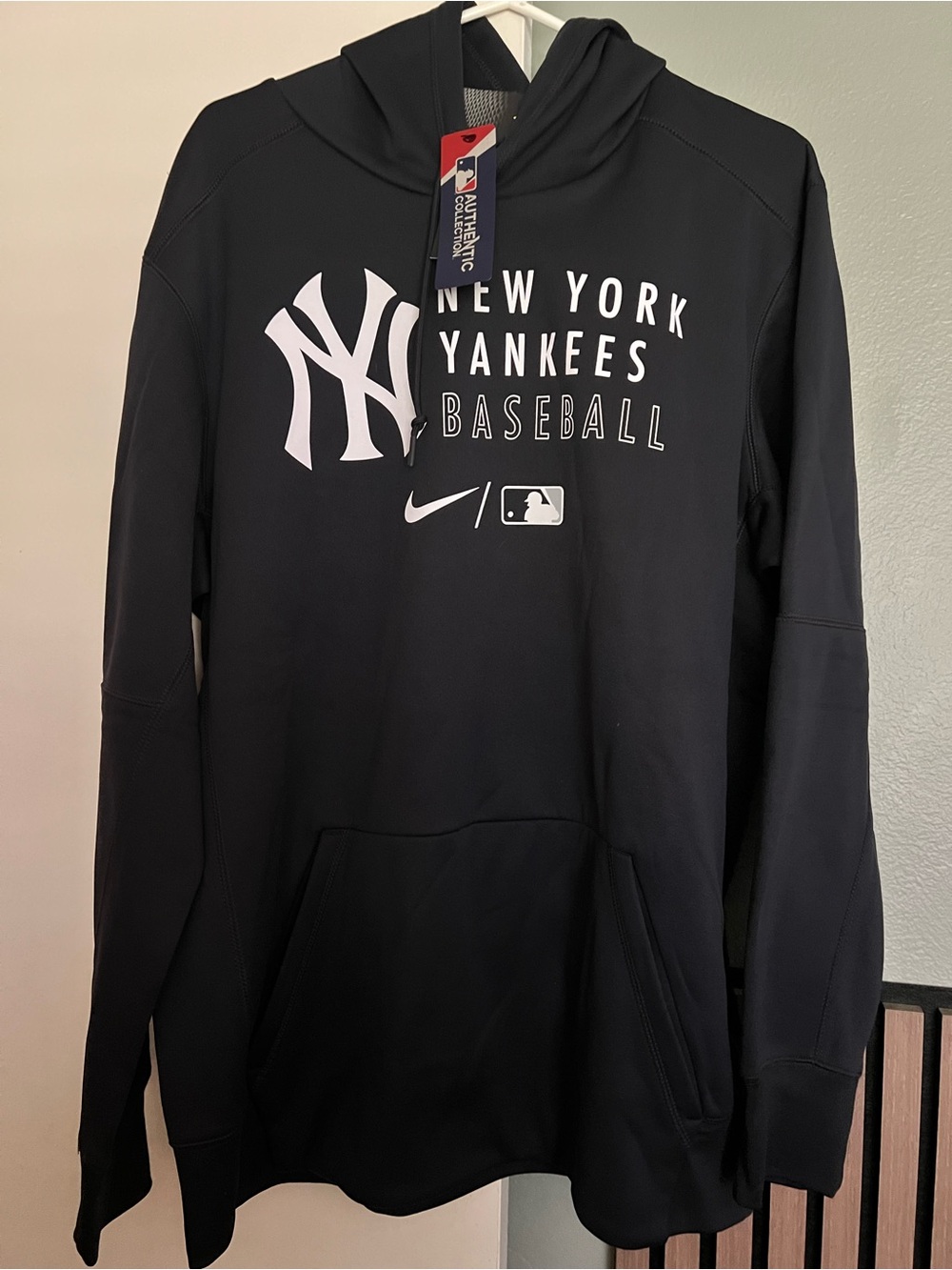 Nike MLB New York Yankees Black Hoodie Pullover